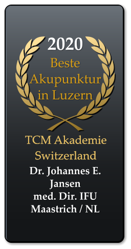 2020 Beste Akupunktur in Luzern     Dr. Johannes E. Jansen med. Dir. IFU Maastrich / NL  TCM Akademie Switzerland TCM Akademie Switzerland